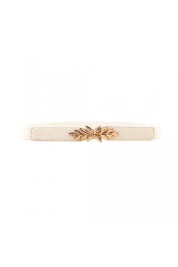 Ceintures Habillées Femme Ceinture Habillée Ceinture Femme Pull Boucle Feuilles Dorées Accessoires Trench Coat Femme Ceinture