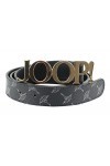 Joop! 3,0 CM Womens Logo Belt W105 Navy