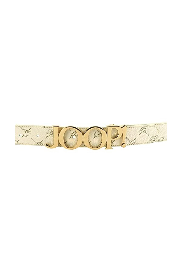 Joop! 3,0 CM Womens Logo Belt W75 Cream White