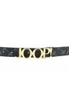 Joop! 3,0 CM Womens Logo Belt W75 Navy