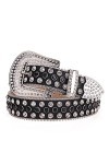Wvapzxx Ceinture occidentale avec strass cloutés en diamant ceinture style gothique pour femmes, 2, 38 waist28-29inch 
