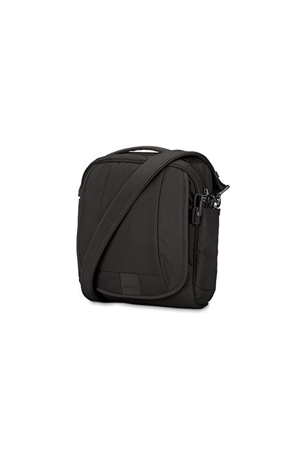 Pacsafe Metrosafe LS200 Sac à bandoulière en Nylon antivol pour Femmes et Hommes, Sac à bandoulière avec Protection antivol, 