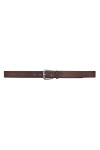 b.belt Charlisa Silver Belt W105 Darkbrown