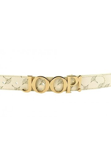 Joop! 3,0 CM Womens Logo Belt W110 Cream White