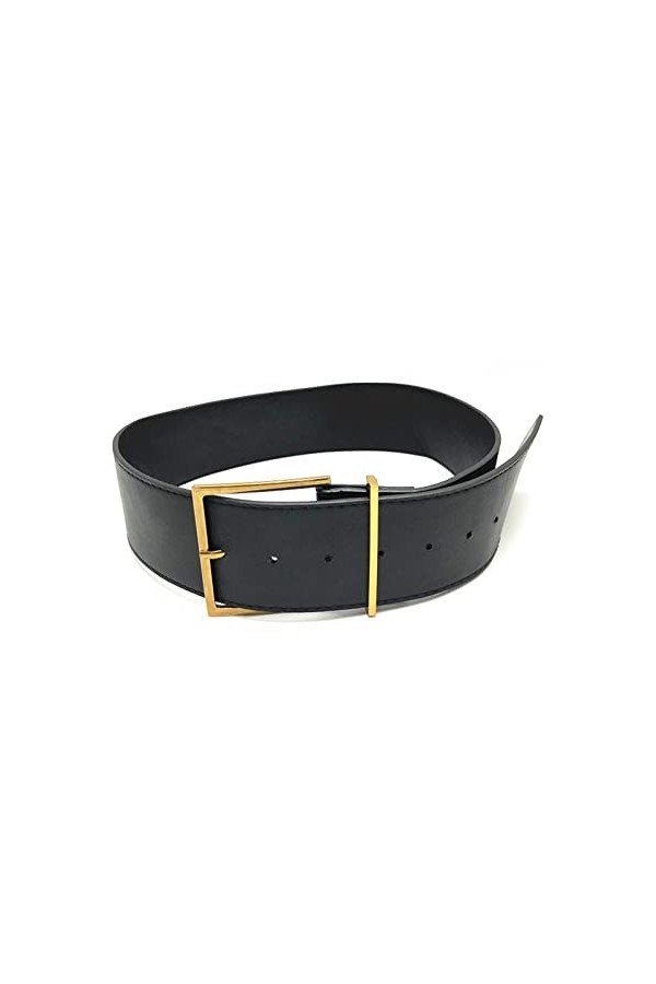 ZZSRJ Mode rétro large ceinture dames Simple sauvage boucle ardillon ceinture taille Double face ceinture 100cm/39.37in Belt