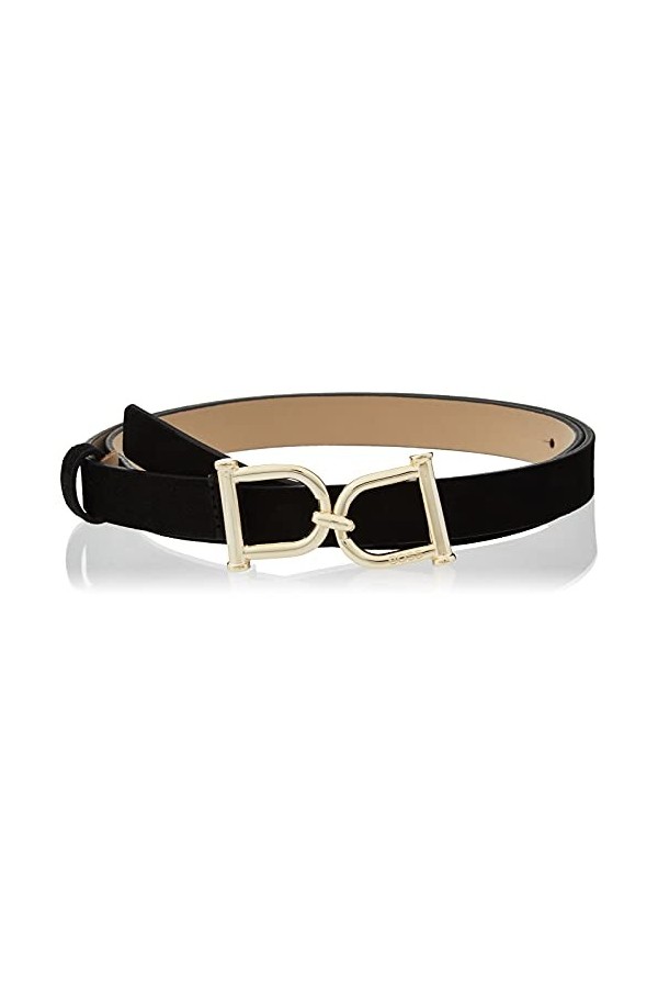 BOSS Kristin Belt N 2cm-V Ceinture, Black2, 80 cm Femme