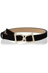 BOSS Kristin Belt N 2cm-V Ceinture, Black2, 80 cm Femme