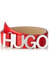 HUGO Zula Belt 4 Cm-Zl Ceinture, Bright Red621, 85 cm Femme