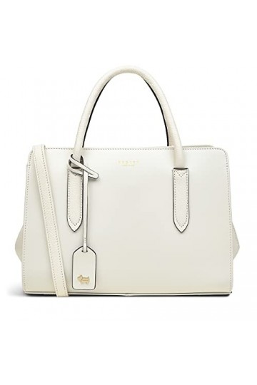 Radley London Liverpool Street Sac à bandoulière avec fermeture Éclair Taille M, craie, Medium
