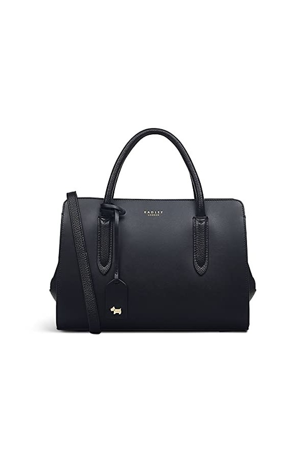 Radley London Liverpool Street Sac à bandoulière avec fermeture Éclair Taille M, craie, Medium