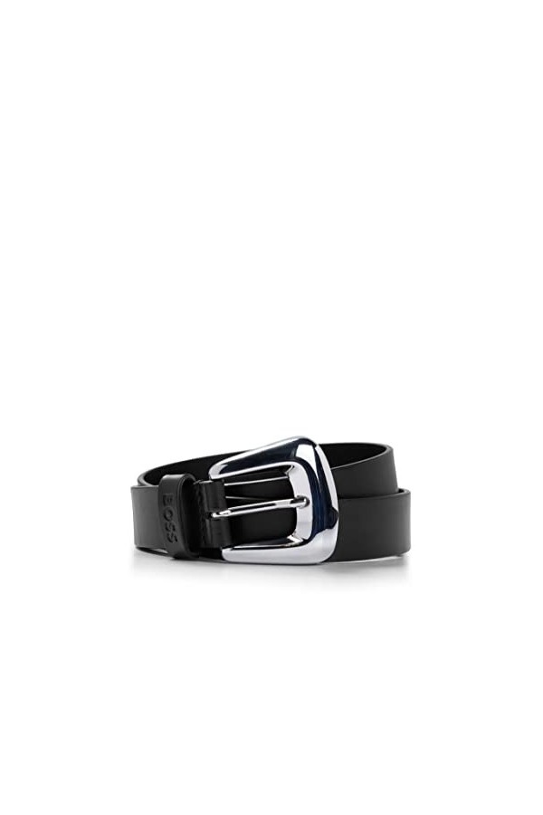 BOSS Femmes Joan Belt 3cm Ceinture en cuir italien à grosse boucle