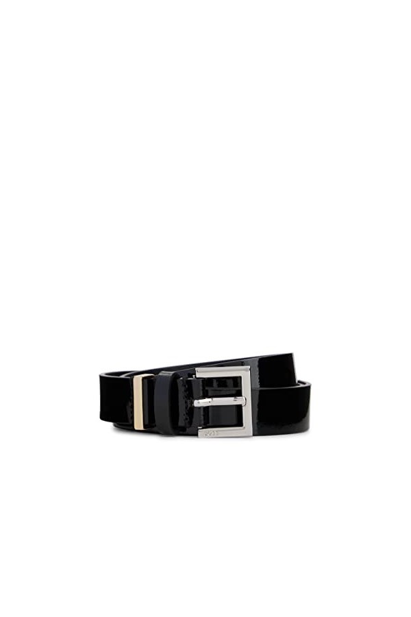 BOSS Femmes Taylor Belt 2,5cm-P Ceinture en cuir italien verni avec boucle à ardillon