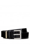 BOSS Femmes Taylor Belt 2,5cm-P Ceinture en cuir italien verni avec boucle à ardillon