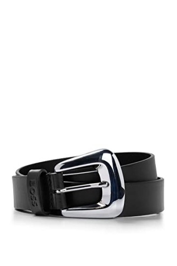 BOSS Ceinture Joan 3 cm, Noir 1, 55 Femme