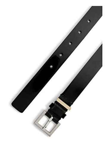 BOSS Femmes Taylor Belt 2,5cm-P Ceinture en cuir italien verni avec boucle à ardillon