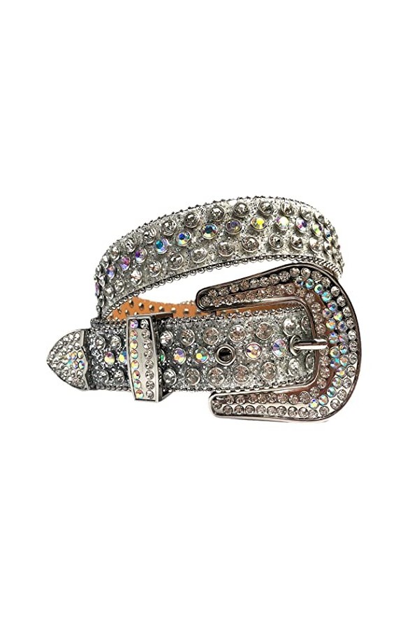 Ceintures de luxe de designer avec boucle en diamant et strass roses pour femme, doré., 115 cm