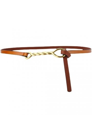 Ligique Automne et hiver Retro Knottette Mine Court Manteau de la jupe Femme All-match Ceinture de pull décoratif Courroie C