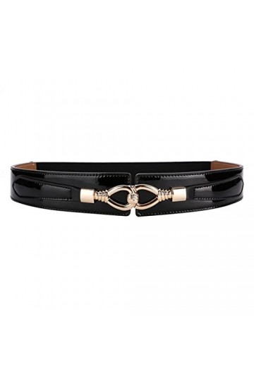 ZYING Corset for Femmes Ceinture de Vachette de la Peau dor Large Bande élastique Bande élastique girine élastique Femmes Ro