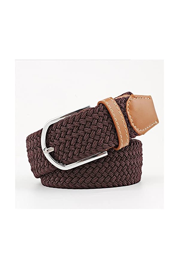 NJZYB Femmes Casual Casual Boucle Boucle Boucle Toile Toile élastique Elastic Distribuable Stretch Courroie Sangle Sweetbing 