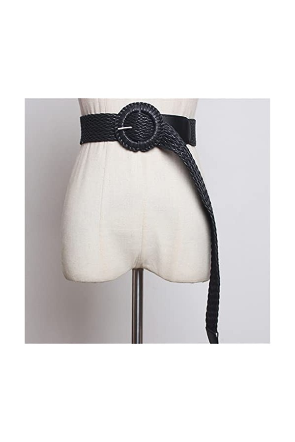 DYXYH Braid Women Women Ceinture de Style Ethnique Belt-Courroie pour Robe Spring Summer Summer Cire Corde Femelle 113cm Col