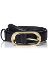 Ted Baker Neelah Ceinture avec Boucle Ovale, Noir, XS/S Femme