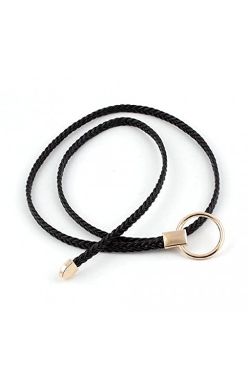 DOUBAO Courroie tressée Robe décorative Fantaisie Femme Cercle Simple et Polyvalent Jupe nouée Mesdames Chaîne de Taille Tren