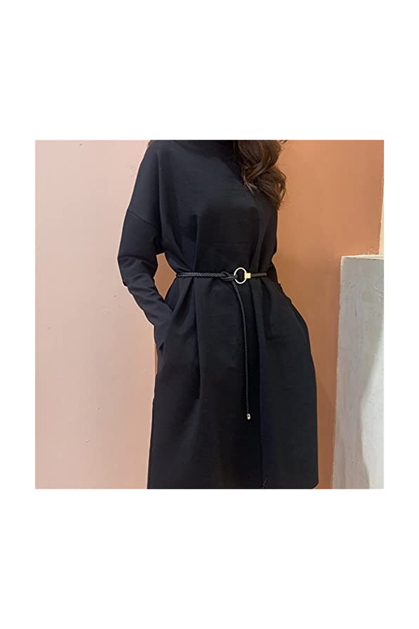 DOUBAO Courroie tressée Robe décorative Fantaisie Femme Cercle Simple et Polyvalent Jupe nouée Mesdames Chaîne de Taille Tren