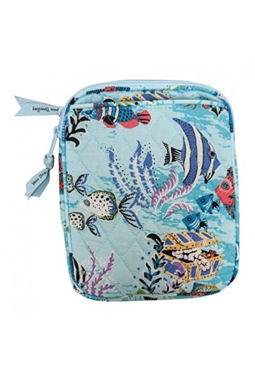 Vera Bradley Mini sac à bandoulière hipster en coton avec protection RFID, Antilles Treasure, Taille unique