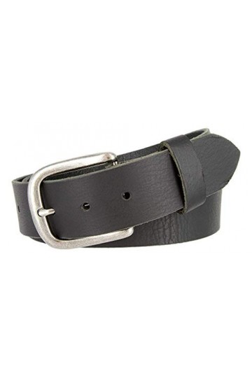 Avnet Ceinture Femme Élégante En Cuir Gras 38mm Et Boucle En Métal Massif, Marron 130