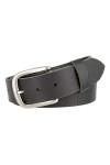 Avnet Ceinture Femme Élégante En Cuir Gras 38mm Et Boucle En Métal Massif, Marron 130