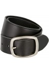 Avnet Ceinture Femme En Cuir Résistant 45mm Et Boucle Finition Argent, Marron 80