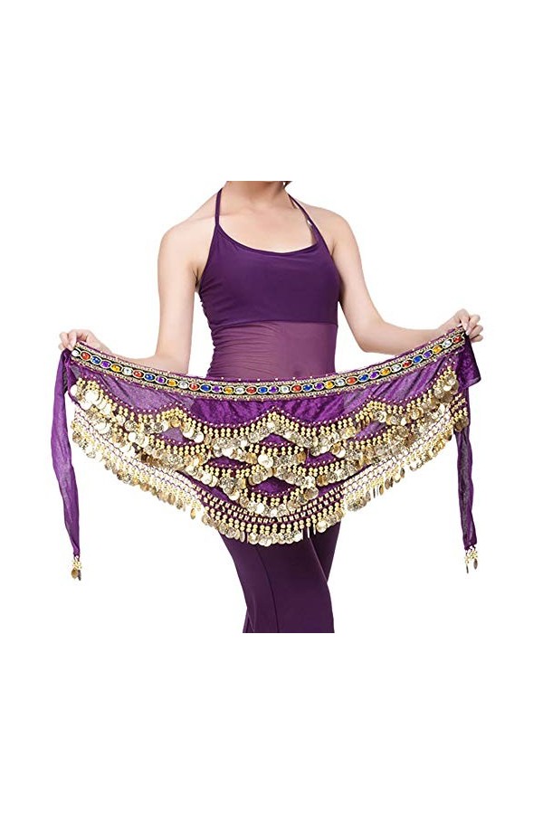 Ceinture Ventre Pièces Costume Or Danse Ventre Hanche Écharpe Jupe De Danse Ceinture Enjoliveur Et Ceintures De Ceinture De S