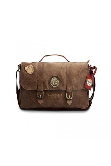ABYstyle - HARRY POTTER Sac bandoulière Poudlard, Marron