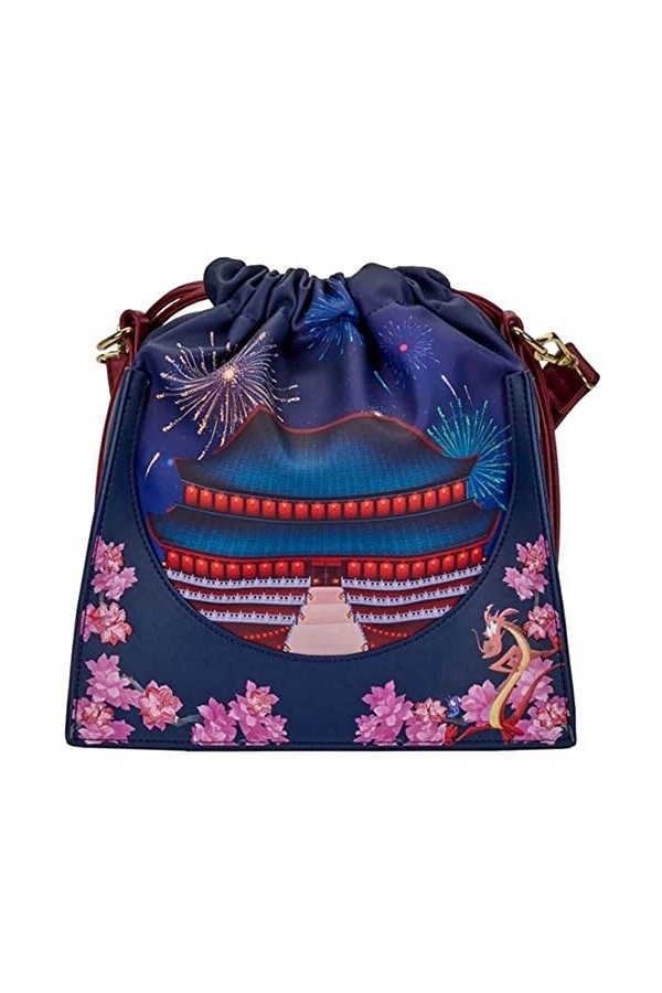 Loungefly Disney by Sac à bandoulière Mulan Castle Cinch Sack