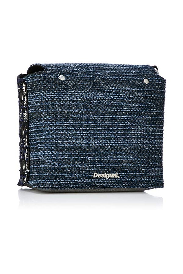 Desigual 19WAXAB7, sac bandoulière femme, bleu marine, 16x8x17 cm B x H x T 