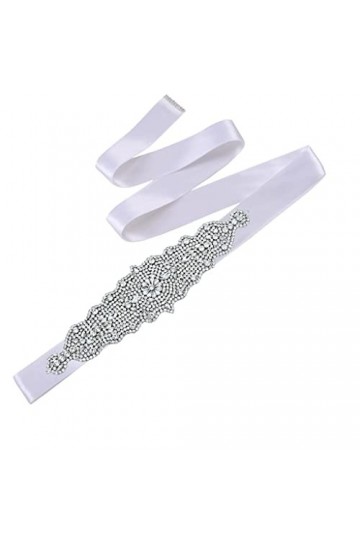 DLOETT Ceintures en Strass Robes De Soirée pour Mariée Ceinture Accessoires De Mariage Ceintures en Ruban pour Femmes Mariage