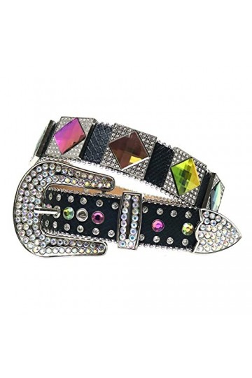 ceintures Courroies de luxe à la mode Ceinture de boucle de diamant violet for femmes hommes strass ceintures femmes femme fe