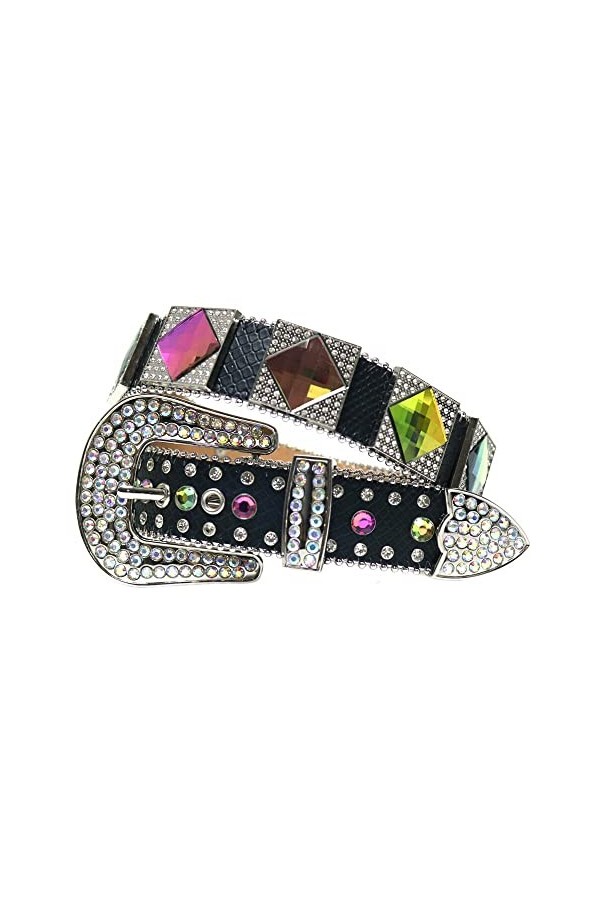 ceintures Courroies de luxe à la mode Ceinture de boucle de diamant violet for femmes hommes strass ceintures femmes femme fe