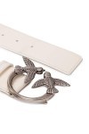 Pinko Love Berry Simply H4 Belt Vis Ceinture, Z14o_Blanc-Old Silver, S Femme