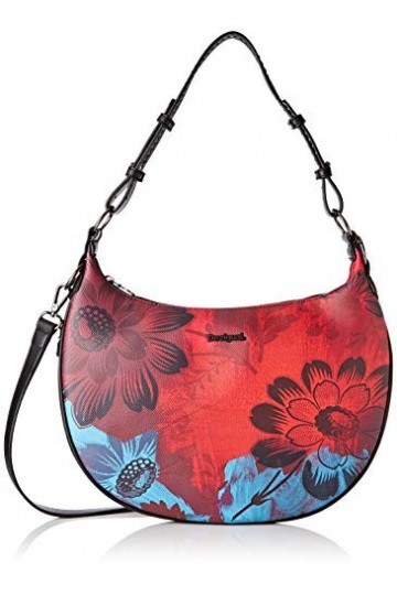 Desigual Bag Sinergia Siberia, Sac à bandoulière Femme, Rot Rojo Loft , 25x2.5x36 Centimeters B x H x T 
