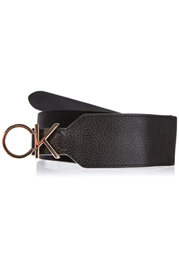 Calvin Klein RE-Lock High Waist 5CM Belt Ceinture, CK Black, 80 cm Femme