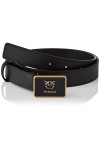 Pinko ONDINA 1 Belt H3 VIT. SETA Ceinture, Z99q_Noir-Antique Gold, L Femme