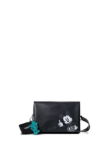 Desigual Sac bandoulière ref 54513 noir 27,30 * 3 * 17,30, desigual-21waxpa0-2000