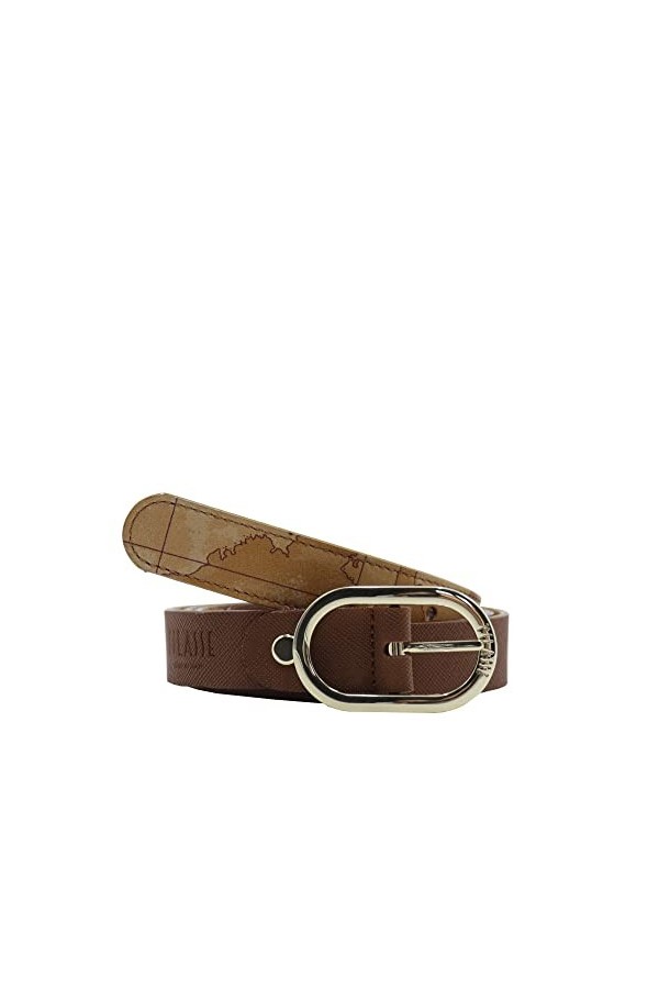Alviero Martini Prima Classe Ceinture Femme Geo Châtaigne, marron, 90 cm