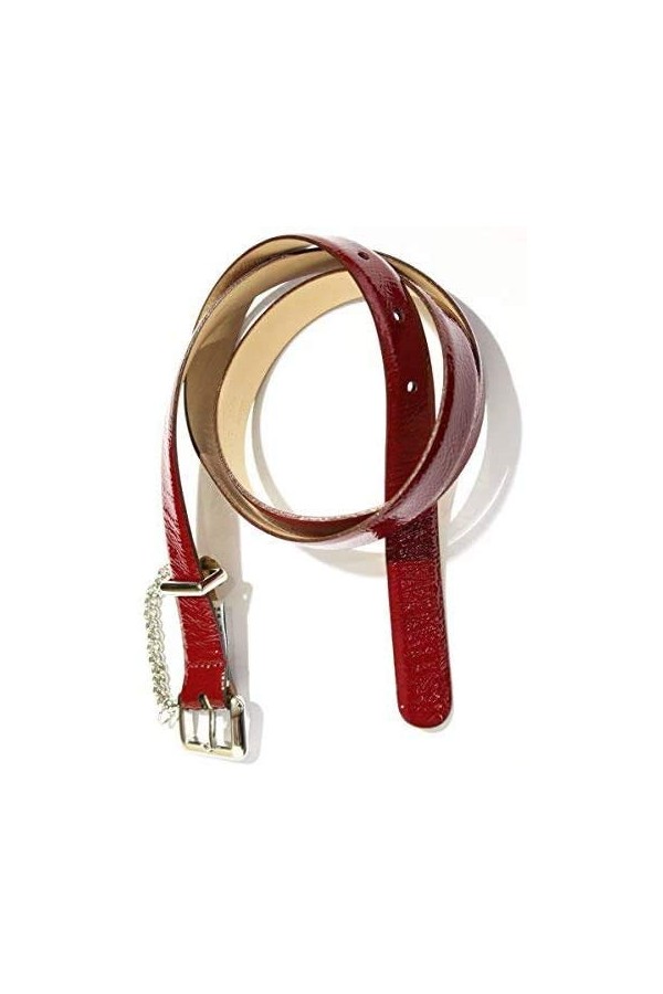 Dolce & Gabbana Ceinture D&G rouge foncé Tg 85
