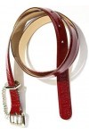 Dolce & Gabbana Ceinture D&G rouge foncé Tg 85