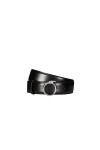Trussardi Ceinture H 3,5 cm Greyhound Silver Buckle Calf Leather 75L00183-9Y09999, Noir , 105