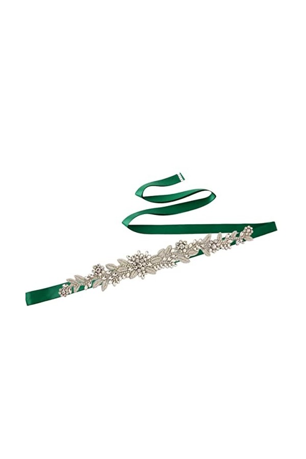 BradOc Diamant Mariage Mariée Robe De Demoiselle Dhonneur Accessoires Ceintures Fille Fête Bal Robes De Soirée Décoration Ce