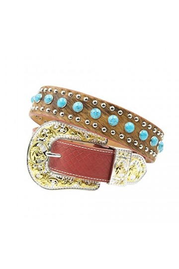 WRJAHCG Ceintures Homme Et Femme,Ceintures Strass, Mode Personnalisée Jeans All-Match Ceintures Jupe Cuir,Rouge,105CM/41.3