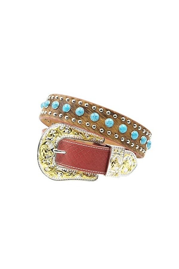 WRJAHCG Ceintures Homme Et Femme,Ceintures Strass, Mode Personnalisée Jeans All-Match Ceintures Jupe Cuir,Rouge,105CM/41.3